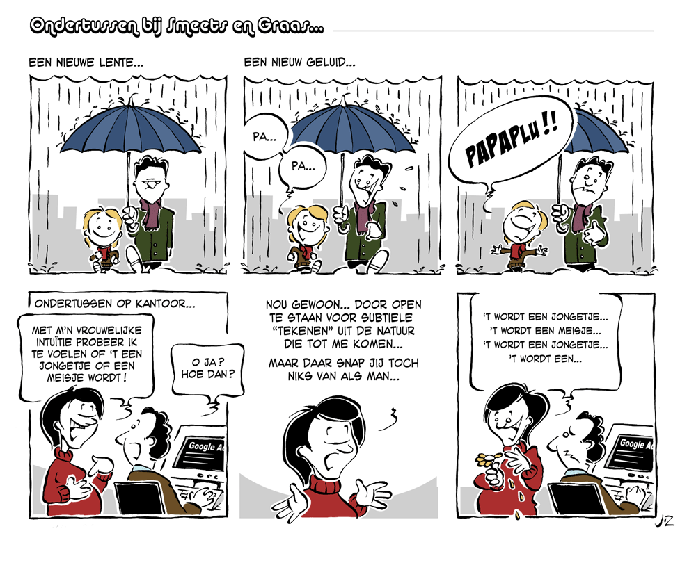 ondertussen bij Smeets & Graas, strip maart 2008