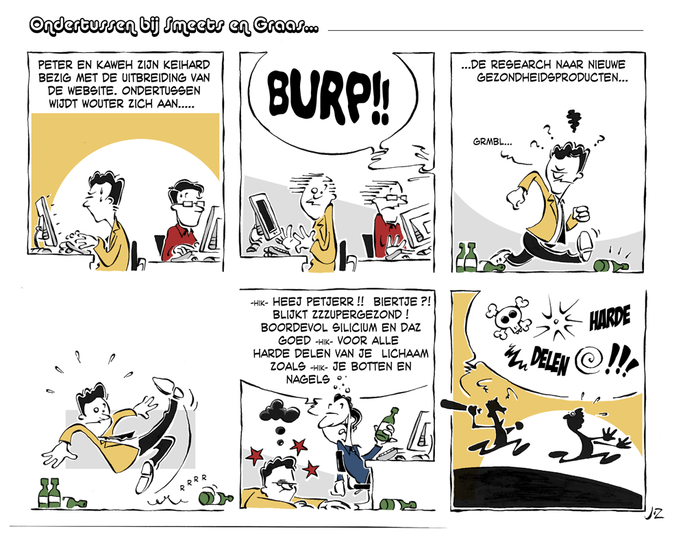 ondertussen bij Smeets & Graas, strip april 2008