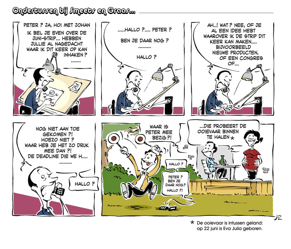 ondertussen bij Smeets & Graas, strip juni 2008