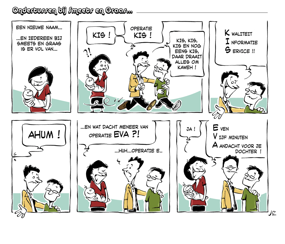 ondertussen bij Smeets & Graas, strip juli 2008