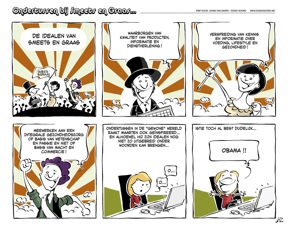 ondertussen bij Smeets & Graas, strip november/december  2008